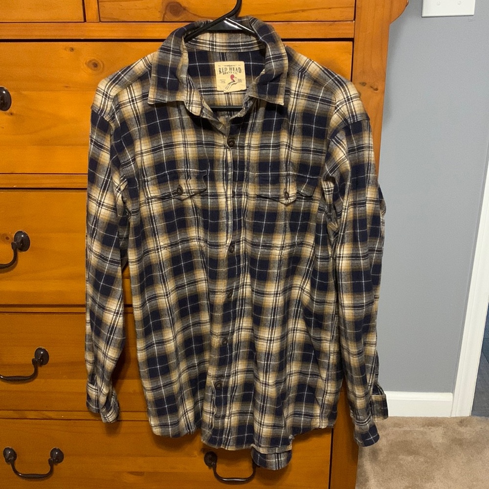 Medium red head flannel
